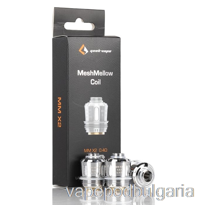 Vape 10000 Дръпки Geek Vape Meshmellow Mm Replacement Coils 0.2ohm Mm X1 Meshmellow Coils